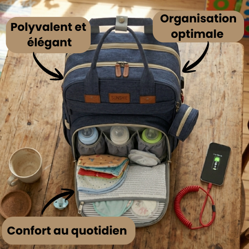 Sac à langer - Noir